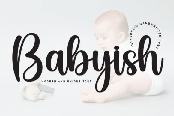 Babyish: A Friendly Handwritten Font for Warm Digital Experiences