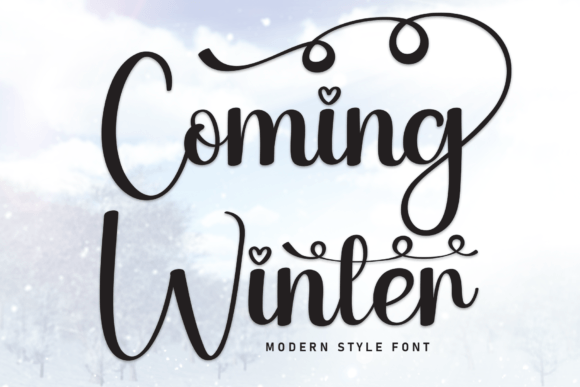 Coming Winter: A Handwritten Font That Warms Up Your Web Design