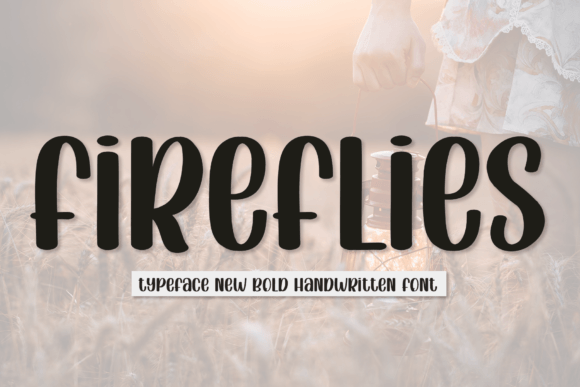Fireflies Handwritten Font for Handmade Charm