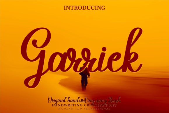Garrick: A Refined Script Font for Digital Brand Moments