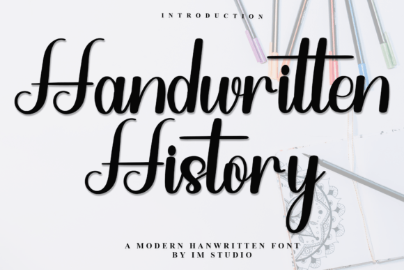 Handwritten History: A Festive Script Font That Elevates Small Business Branding