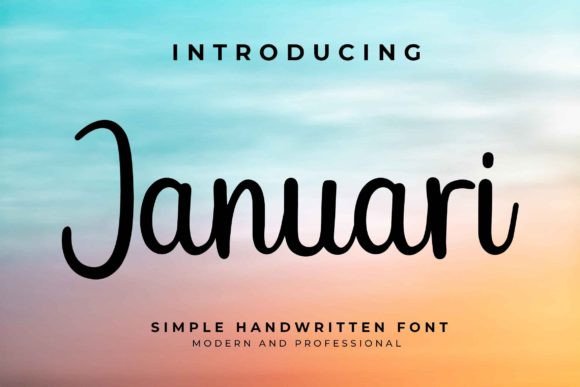 Januari: A Handwritten Font That Feels Like Home