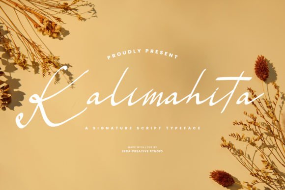 Kalimahita: A Signature Script Font for Handmade Charm