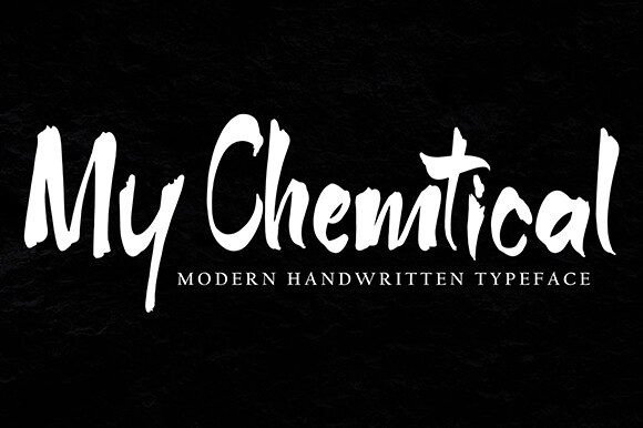 My Chemtical: A Handwritten Font That Makes Your Message Instantly Friendly