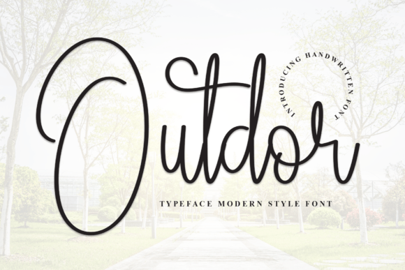 Outdor: A Sweet Handwritten Font for Editorial Charm