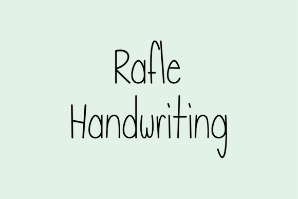 Rafle Handwritten Font for Small Business Branding