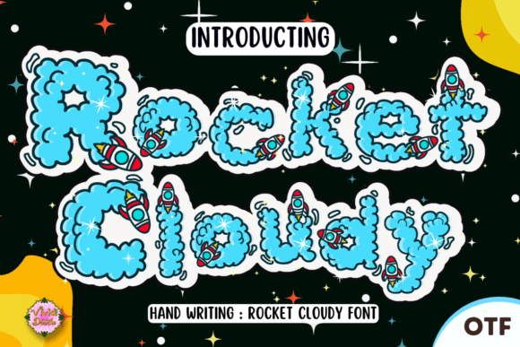 Rocket Cloudy: A Festive Script Font That Cuts Through the Feed