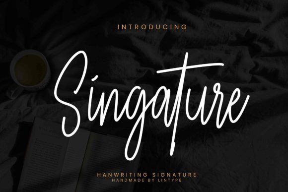 Singature: A Minimalist Signature Font for Handmade Brands