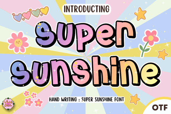 Super Sunshine Font: A Bright, Hand-Lettered Script for Campaign Headlines