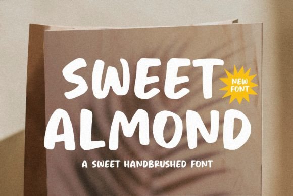 Sweet Almond: A Warm, Hand-Brushed Typeface for Digital Branding