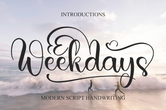 Weekdays: A Contemporary Handwritten Font for Digital Branding