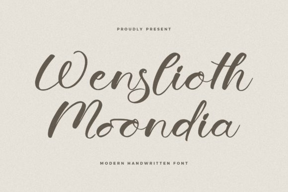 Wenslioth Moondia: A Modern Handwritten Font That Fits Real Campaigns