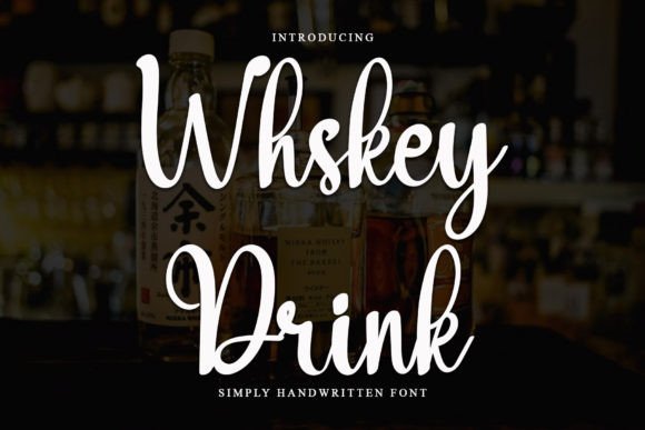 Whiskey Drink: A Premium Script Font for Scroll-Stopping Brand Content