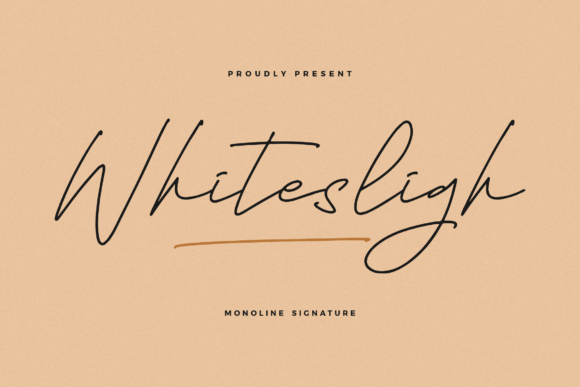 Whitesligh: A Monoline Script Font That Elevates Digital Branding