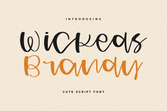 Wickeds Brandy Font: A Friendly, Polished Script for Real Business Branding