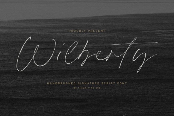 Wilberty: A Timeless Script Font for Handmade Labels & Printables