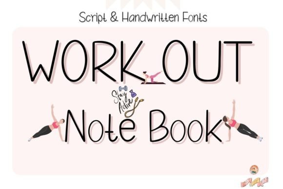 Workout Note: A Handwritten Font That Feels Human, Not Hasty